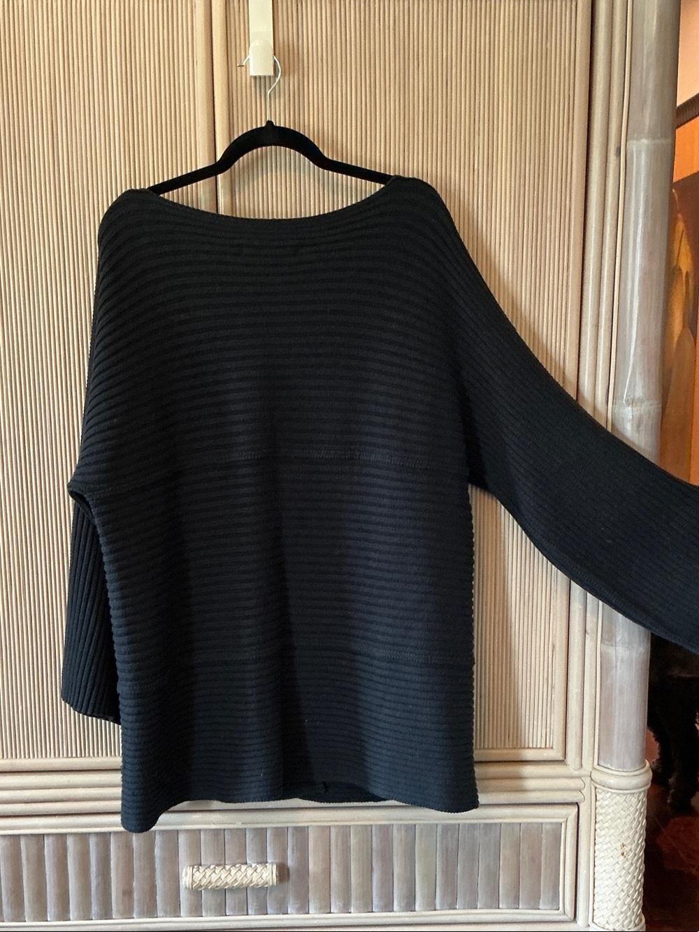 Modern Soul Black Ribbed Button-Front Jacket - Picture 3 of 3